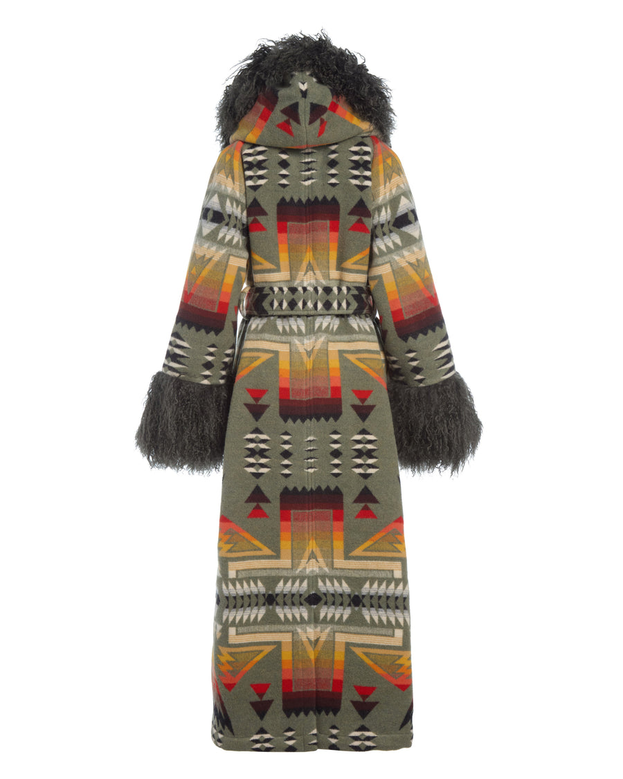 Ponderosa Shearling Duster, view 2