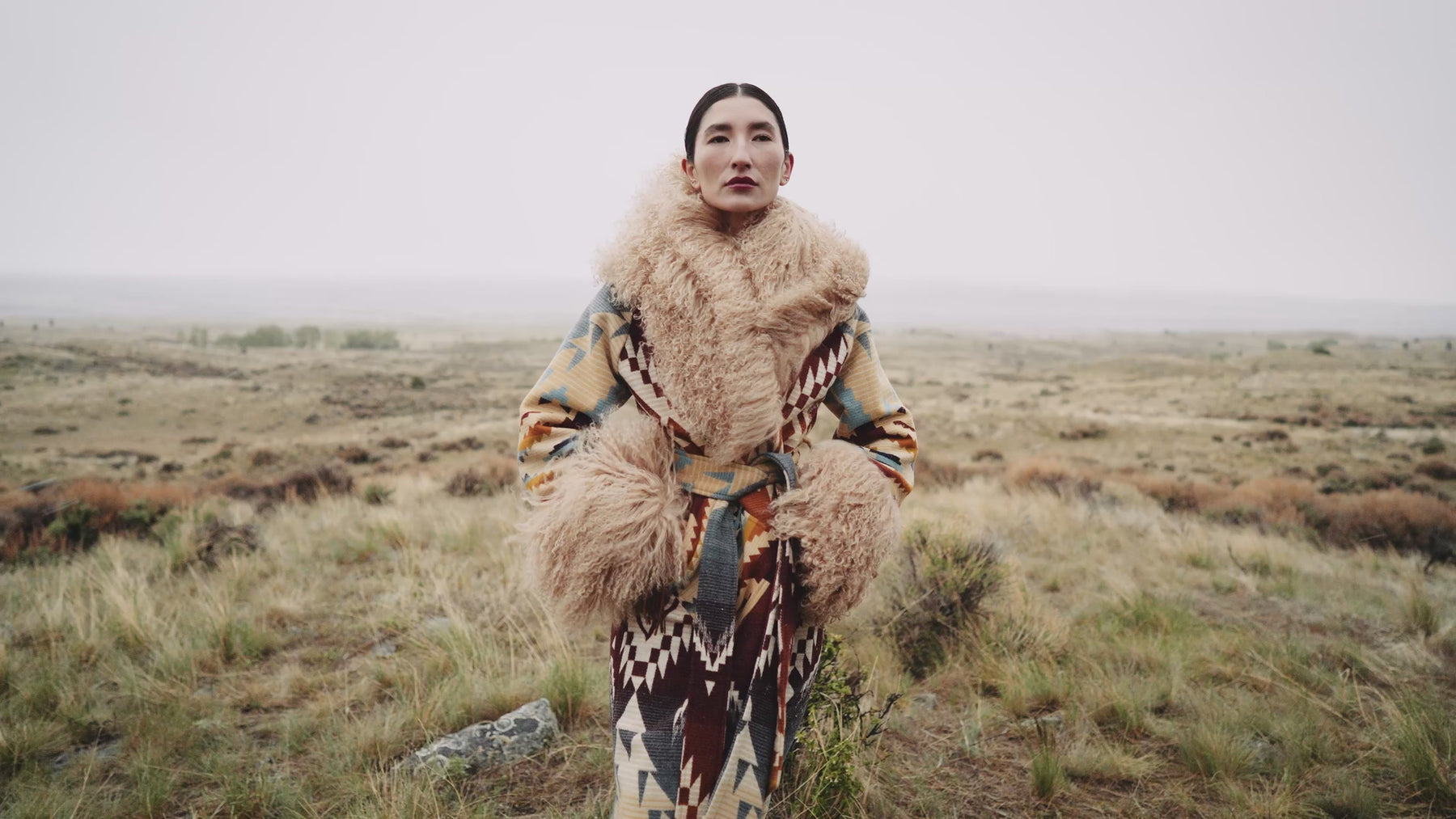 Helena Ridge Shearling Duster
