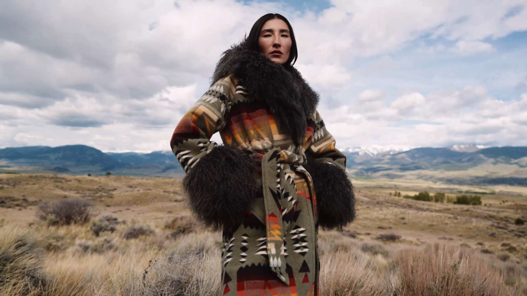 Ponderosa Shearling Duster