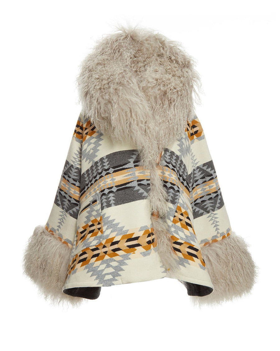 Rancho Arroyo Shearling Cloak