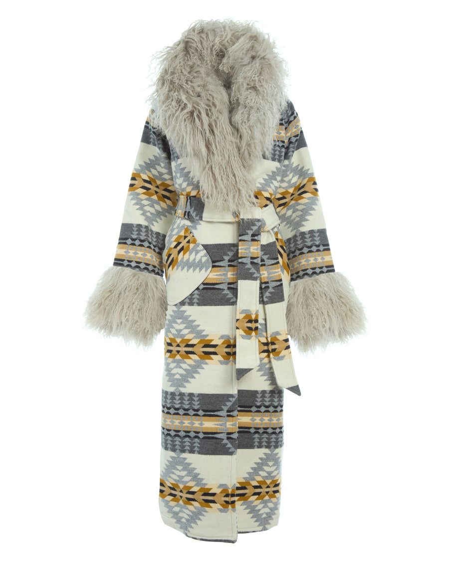 Rancho Arroyo Shearling Duster, view 2