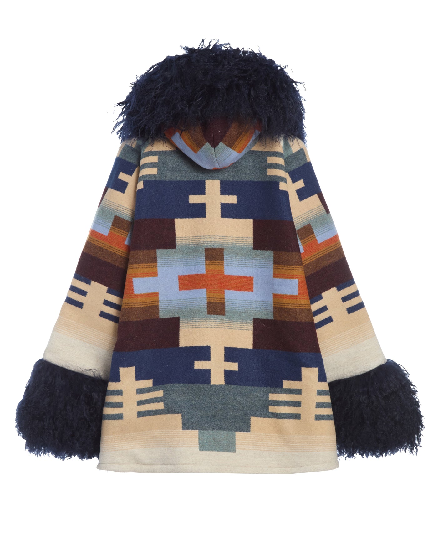 Ship Rock Shearling Cloak