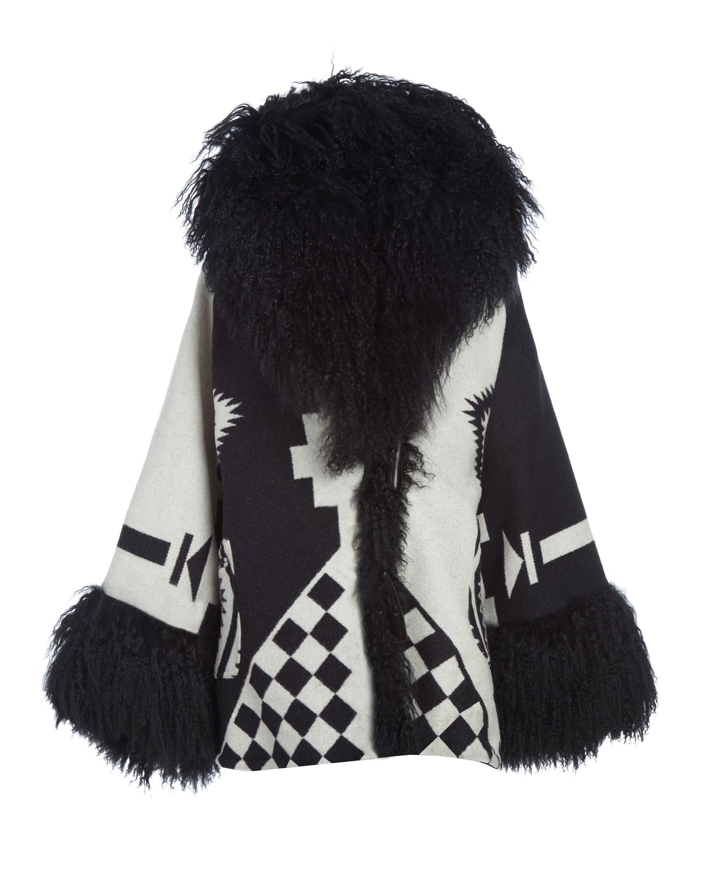 The Riddler Shearling Cloak