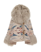 White Sands Shearling Cloak