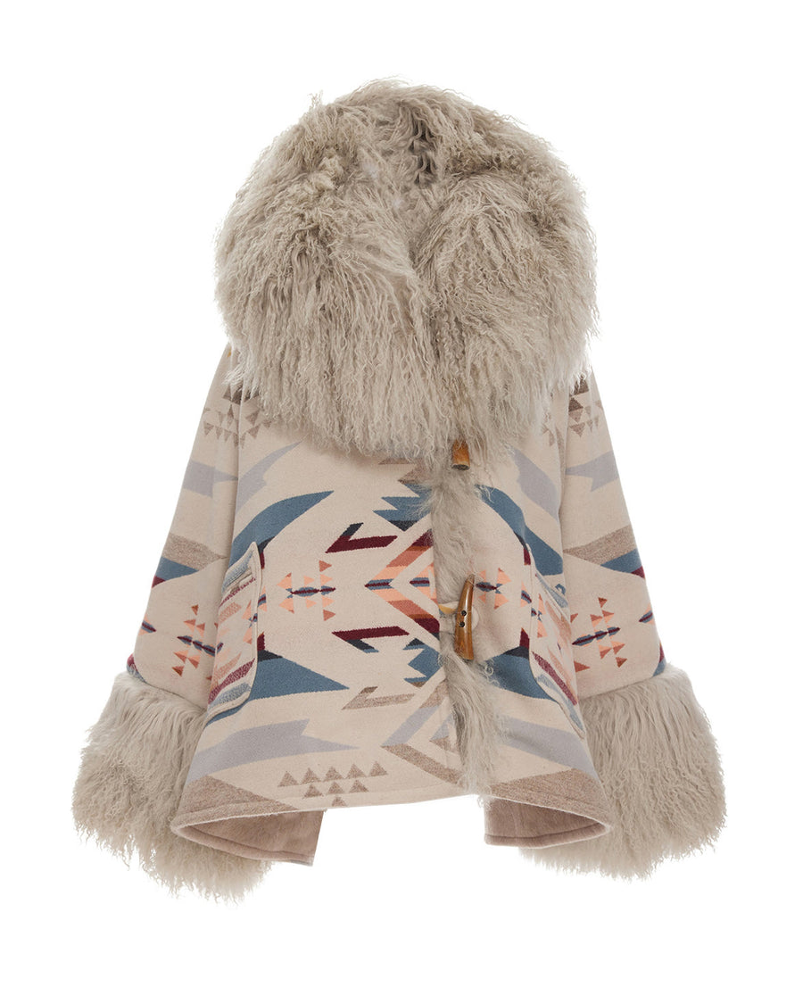 White Sands Shearling Cloak