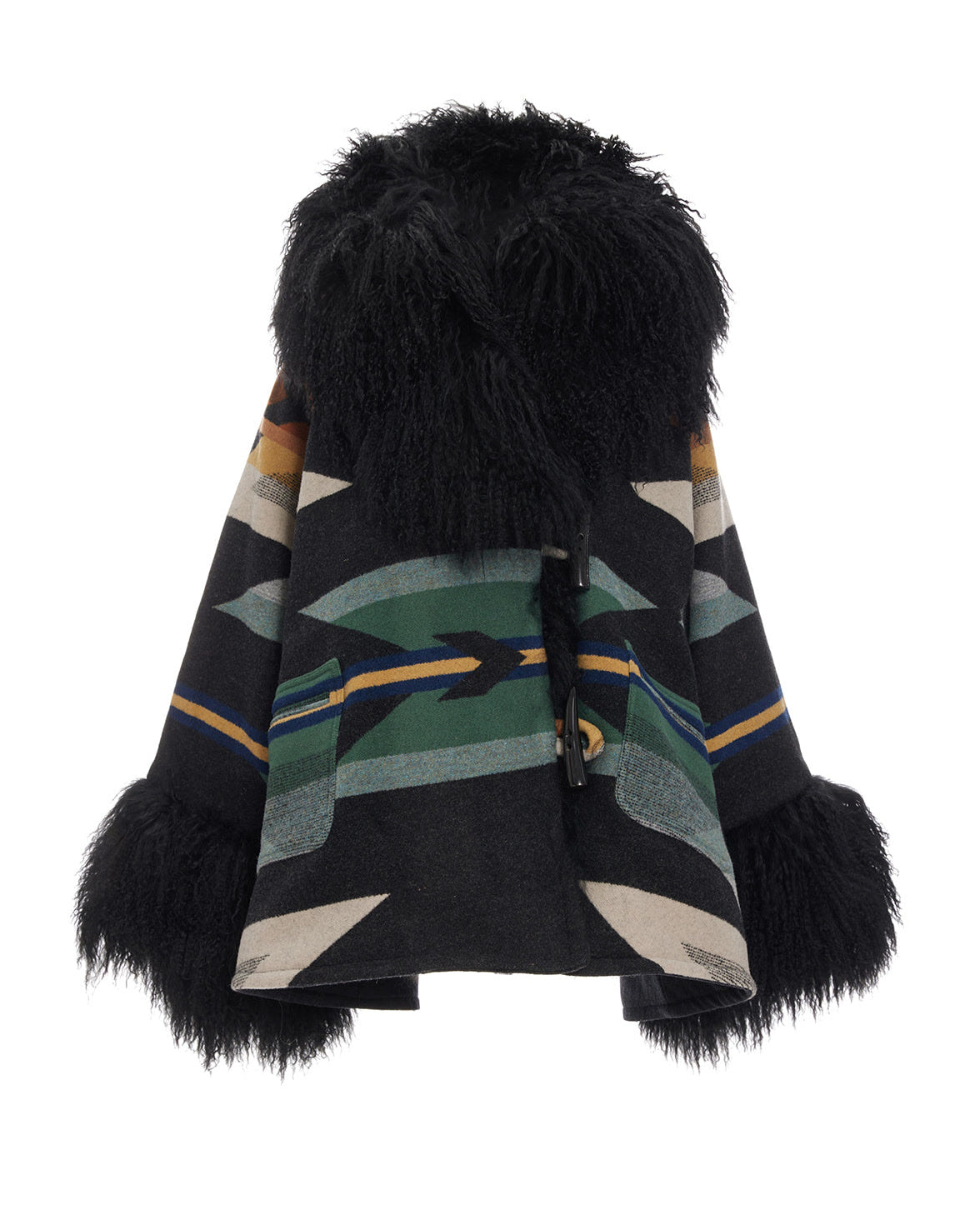 Wyeth Trail Oxford Shearling Cloak