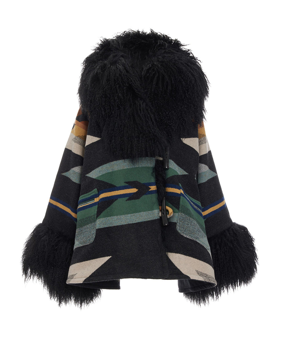 Wyeth Trail Oxford Shearling Cloak