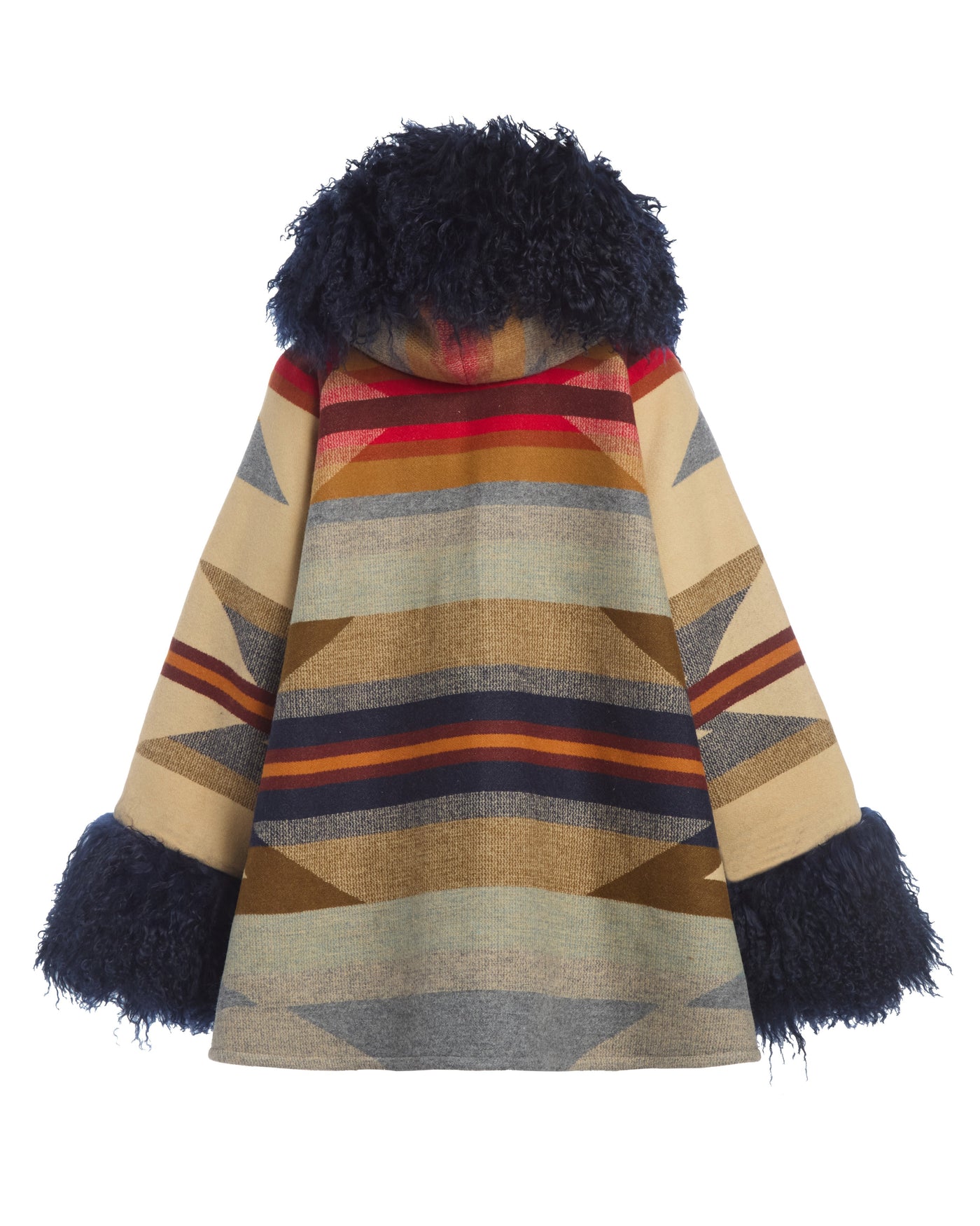 Wyeth Trail Shearling Cloak