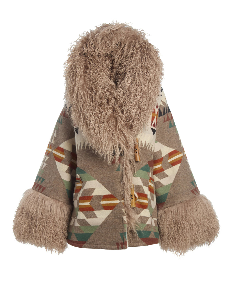 Yavapai Shearling Cloak