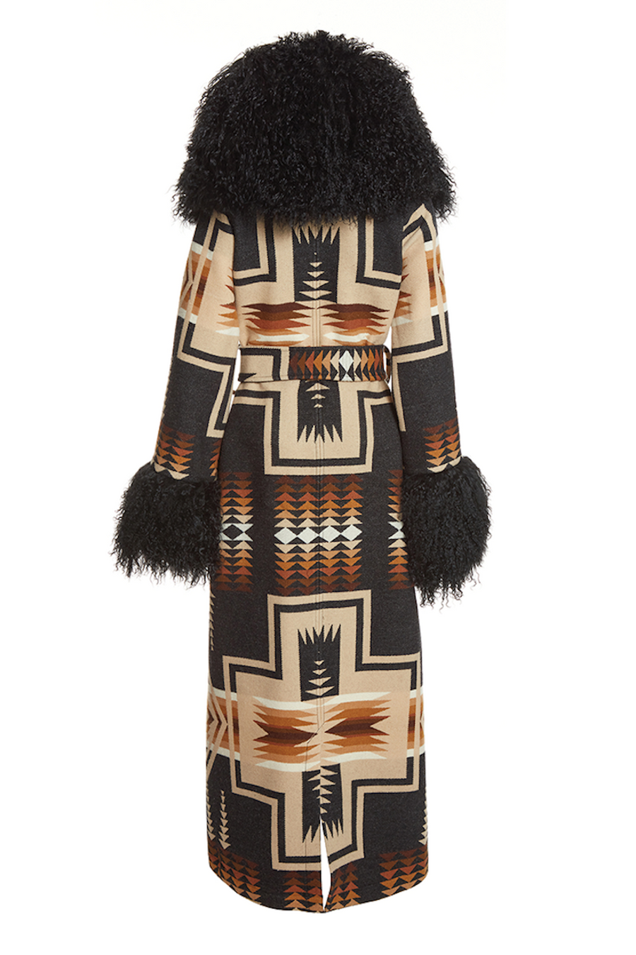 Harding Oxford Shearling Duster