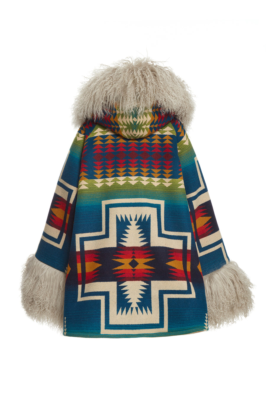 Century Harding Shearling Cloak