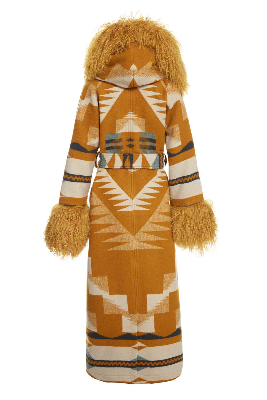 Abiquiu Sky Shearling Duster