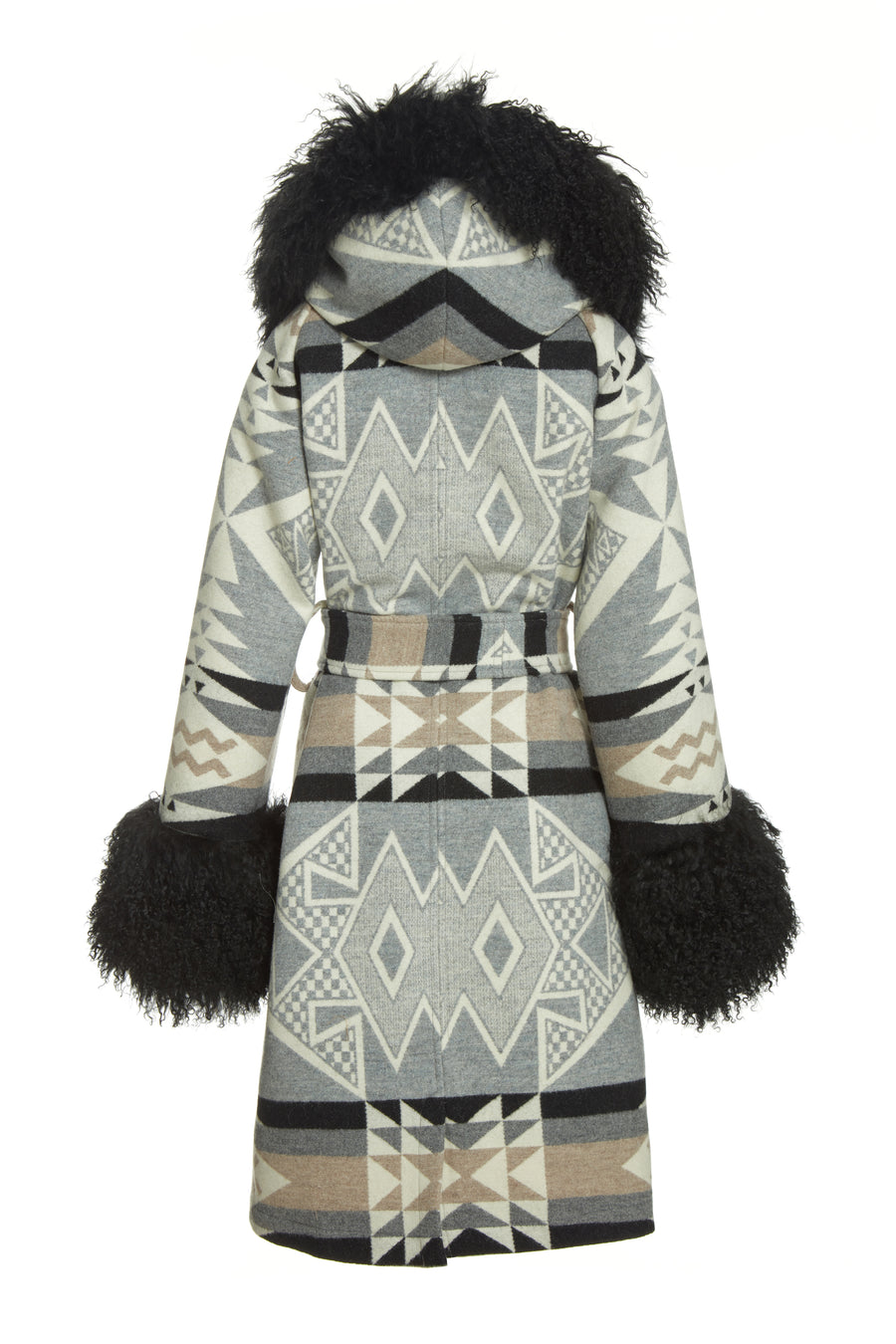Diamond Ridge Black Smoking Robe