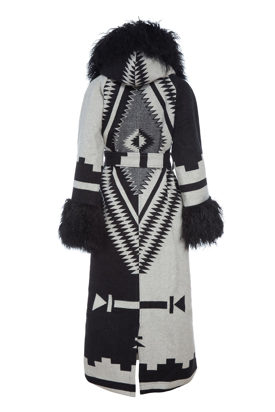 The Riddler Shearling Duster, view 2